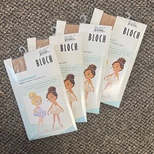 Bloch ContourSoft Tan Footless Tight- KIDS